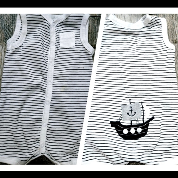 2 Euc/nwot!! CARTER'S 18M rompers - Picture 4 of 4